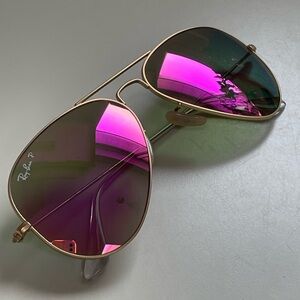 Flash SALE‼️☀️BRAND NEW!☀️ Ray-Ban Aviator Hot PiNk Sunglasses!!☀️